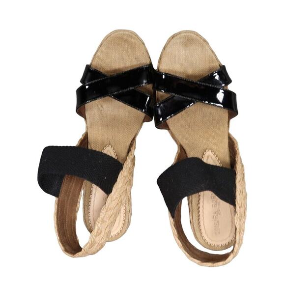 Sondra Roberts Shoes Women 39 Sandal Fashion Espadrille Wedge Platform Slingback - Picture 7 of 15